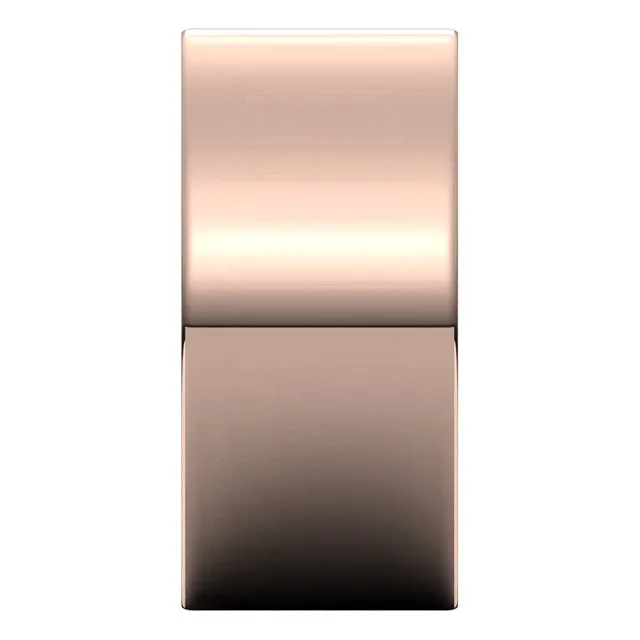 10K Rose Gold Flat Comfort Fit Wedding Band, 10 mm Wide