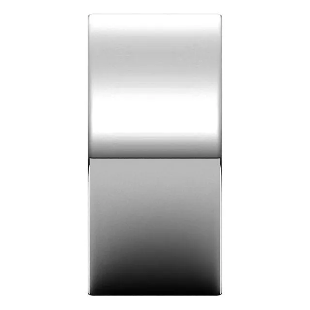 10K White Gold Flat Comfort Fit Wedding Band, 10 mm Wide