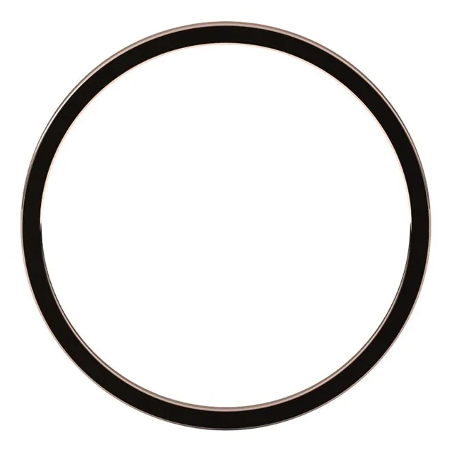 18K Rose Gold Flat Ultra-Light Wedding Band, 1 mm Wide