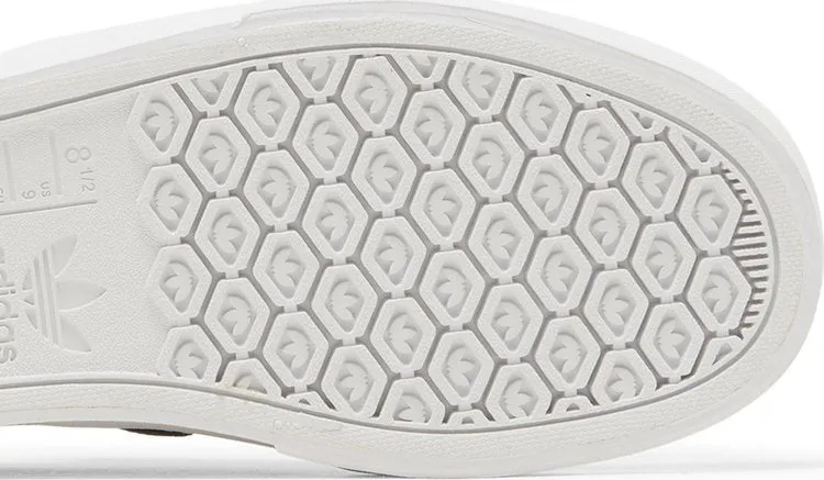 Adidas Court Rallye Slip 'Allover Logo - Black White' Sneakers, black