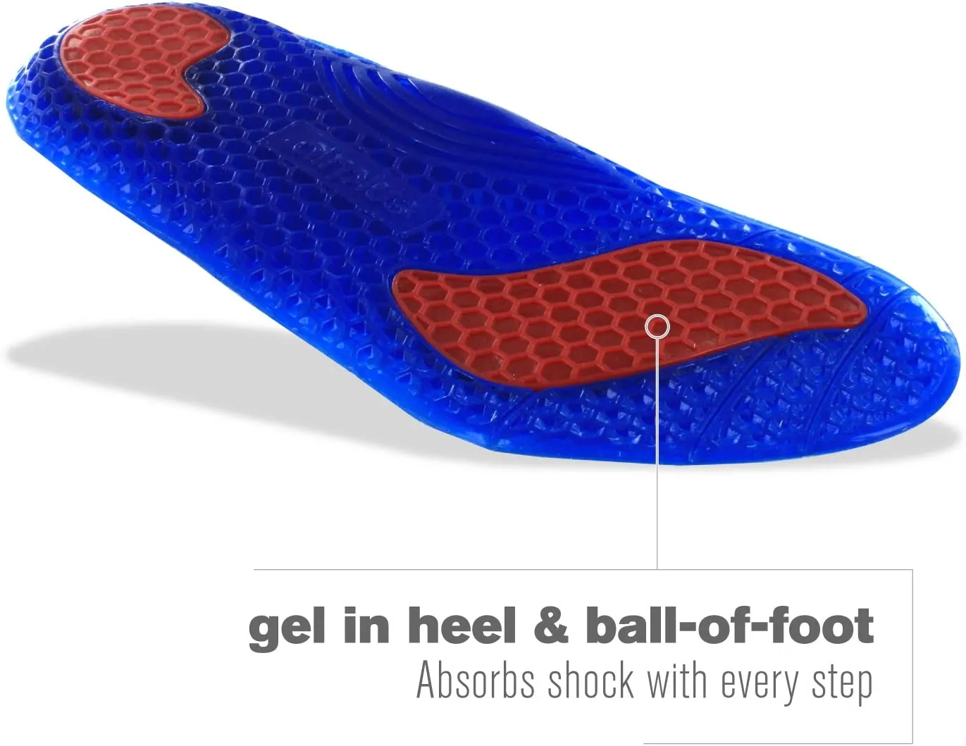 Airplus Gel Orthotic 3/4 Length Comfort and Stability Shoe Insoles for Men or Women