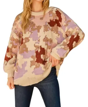 And The Why - Out of Hiding Camo Sweater