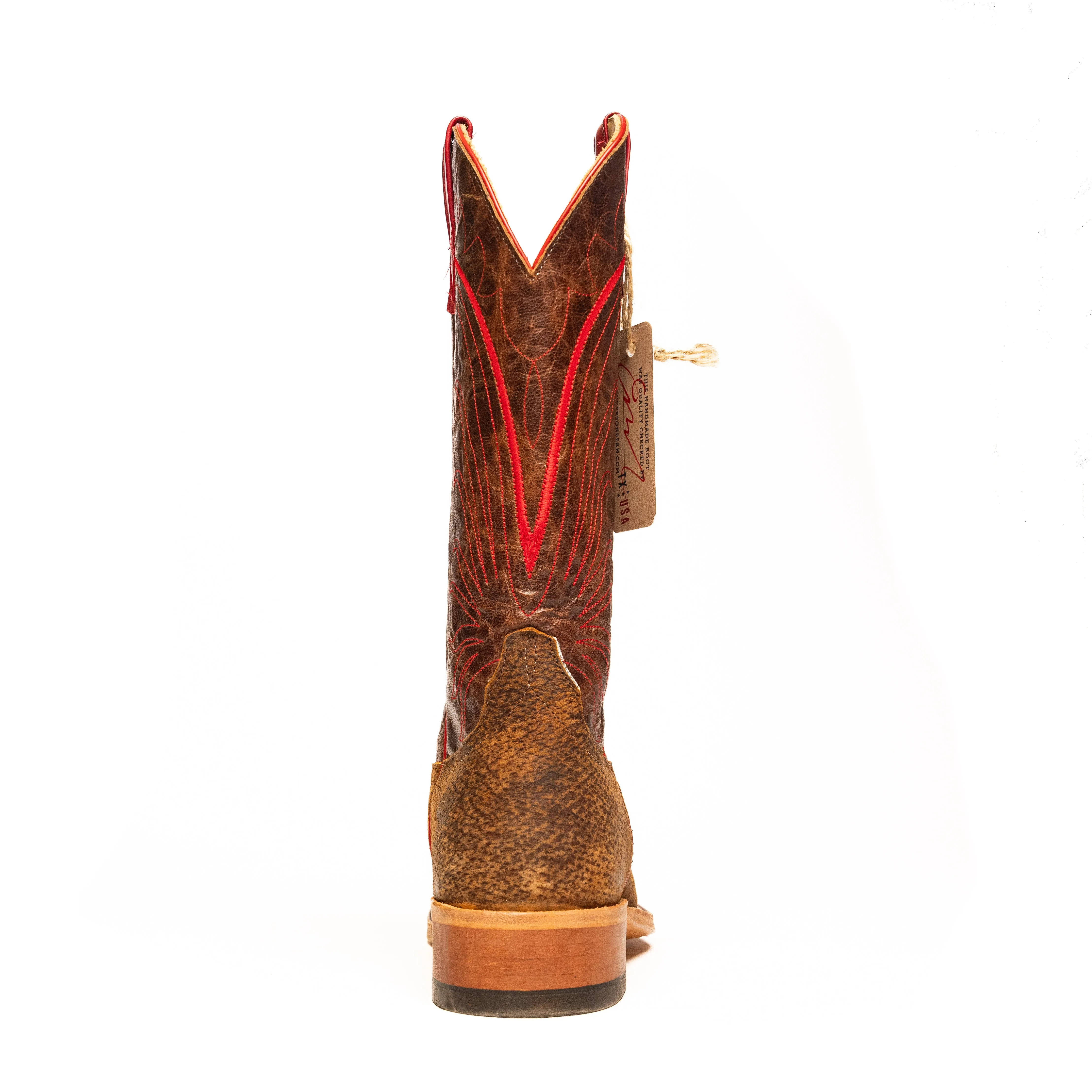 Anderson Bean Tag Boar with Red Stitch Top S3010