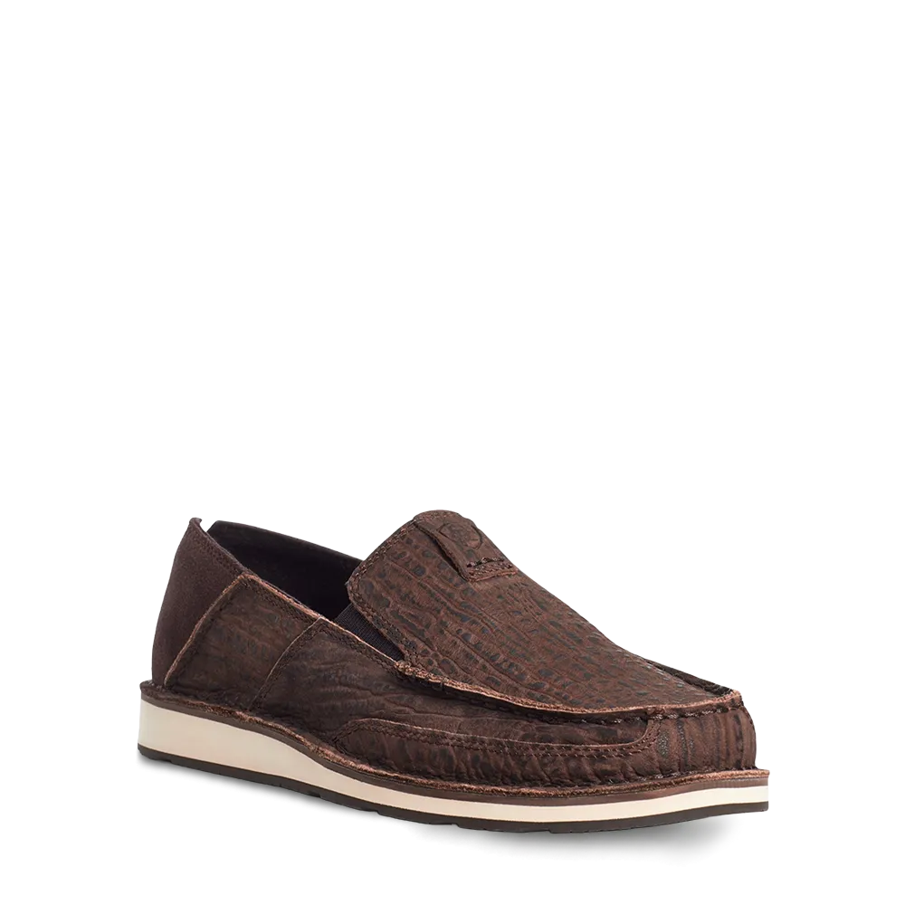 Ariat Men's Cruiser Bark Bison & Chocolate Suede Shoes 10035824