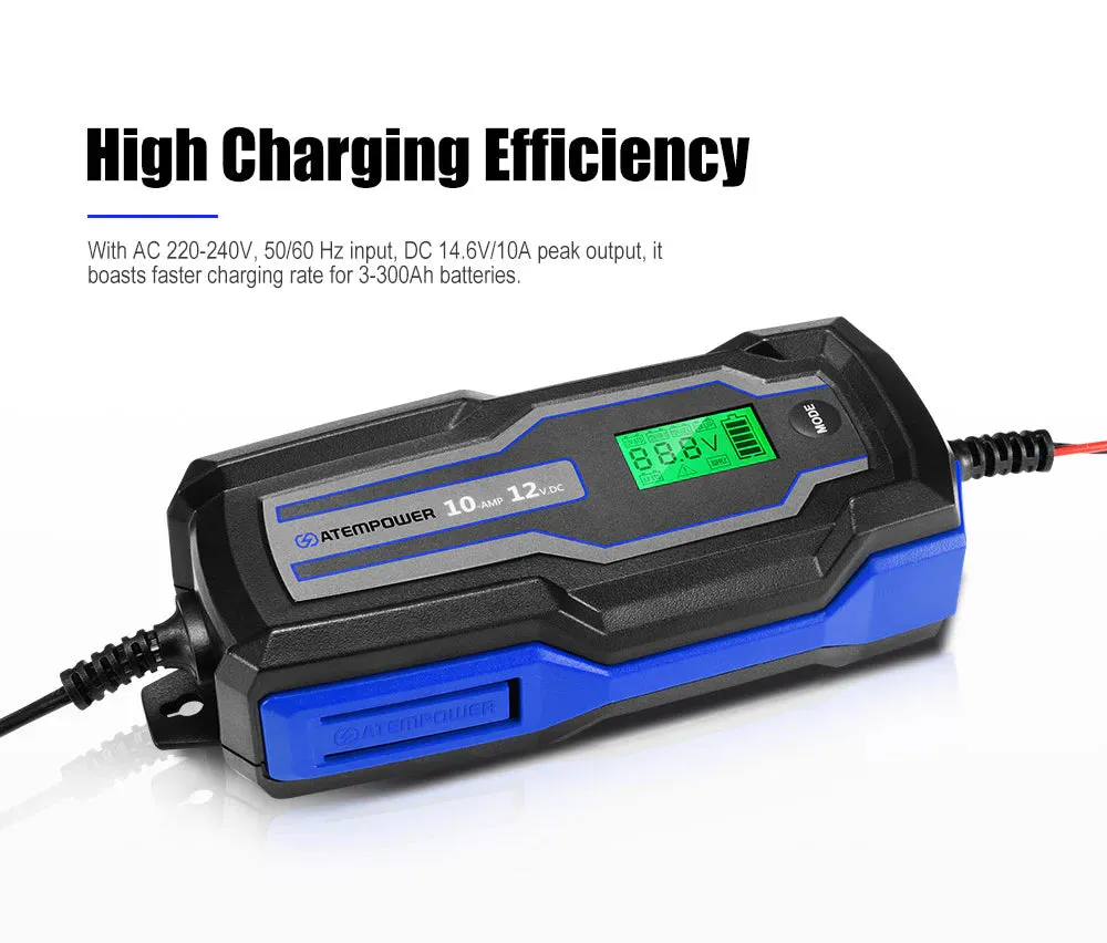ATEM POWER 10A 6V/12V Smart Battery Charger