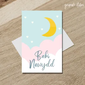 Babi Newydd Welsh Card