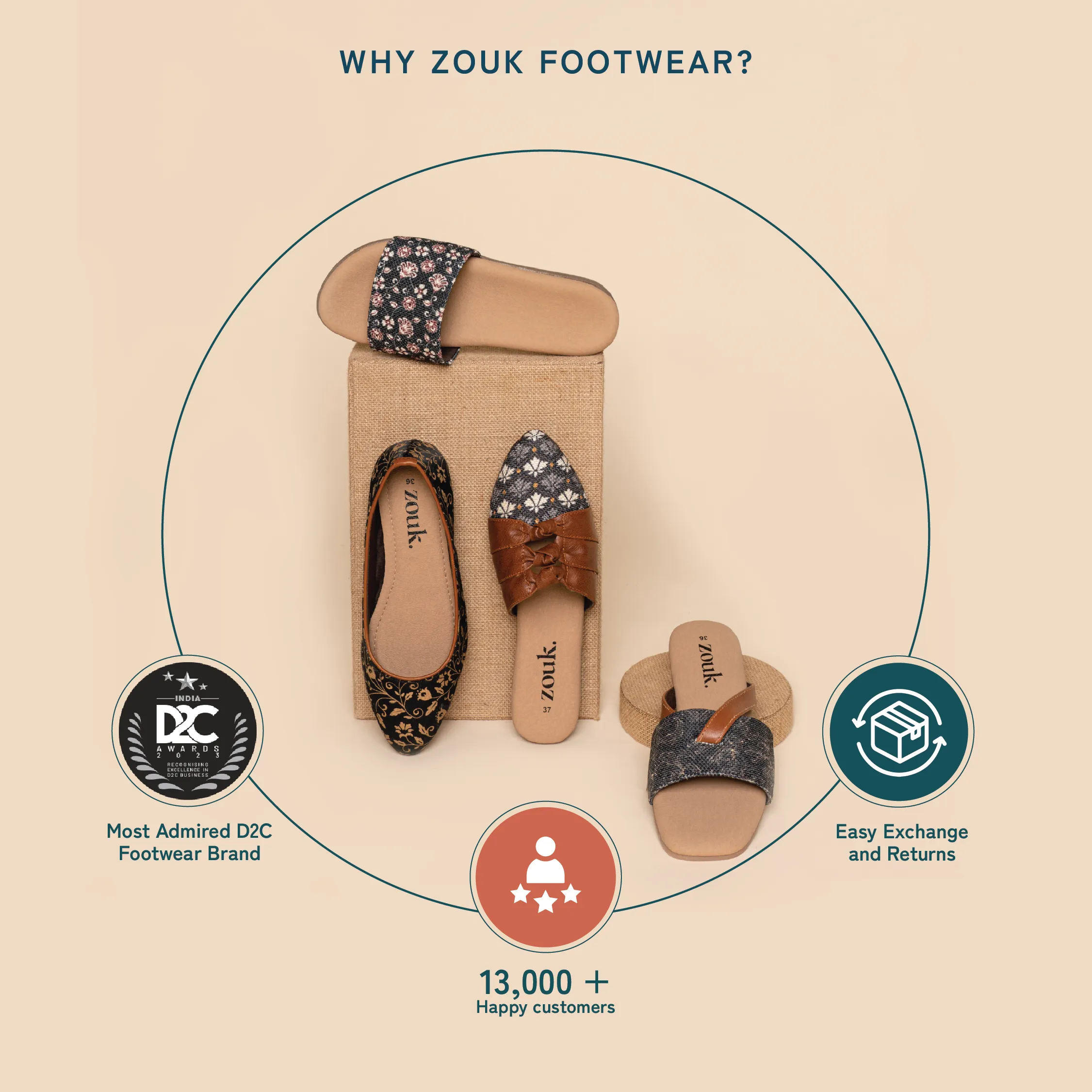 Bengal Mosaic Women's Chappals