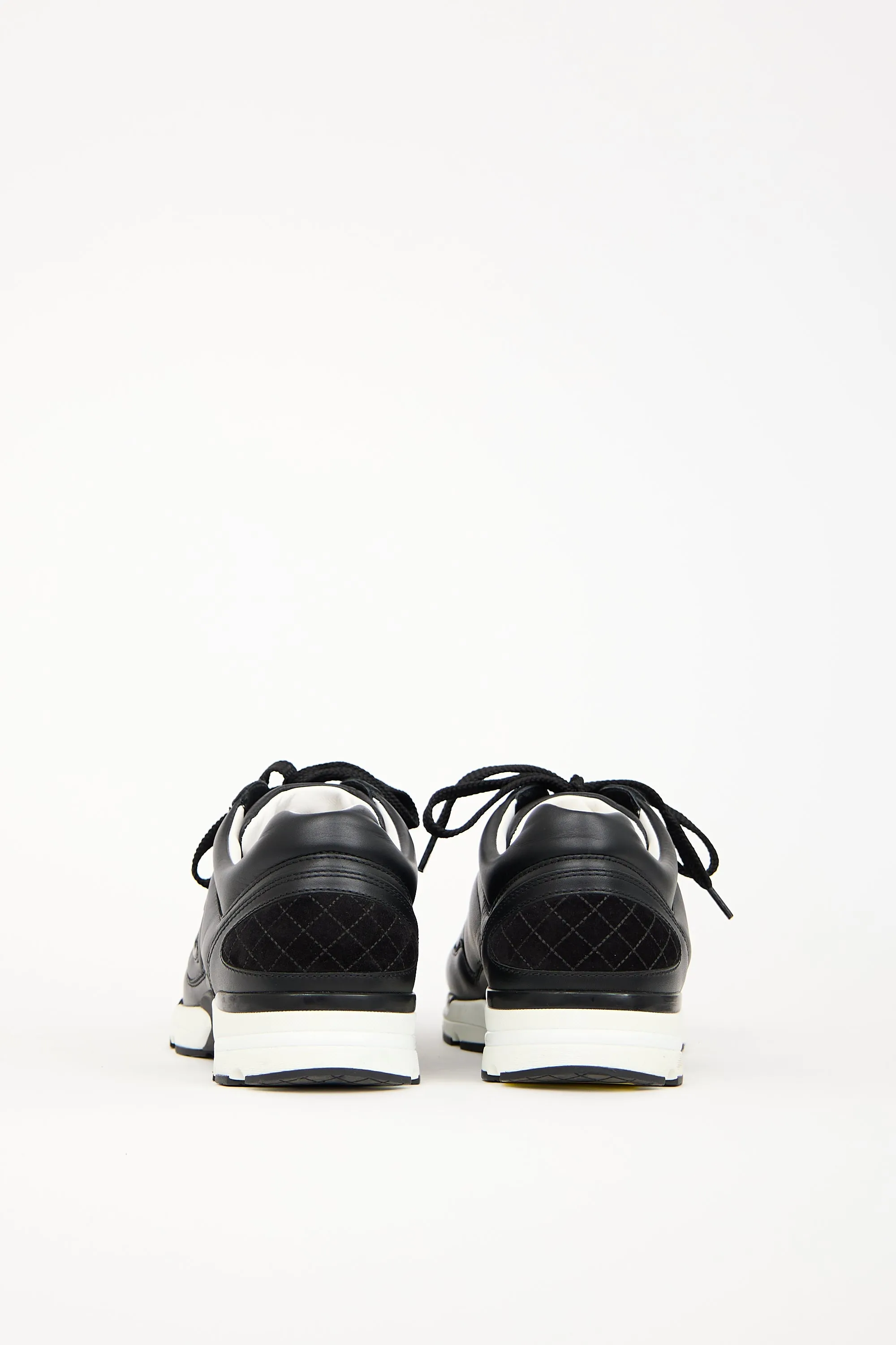 Black Leather CC Sneaker