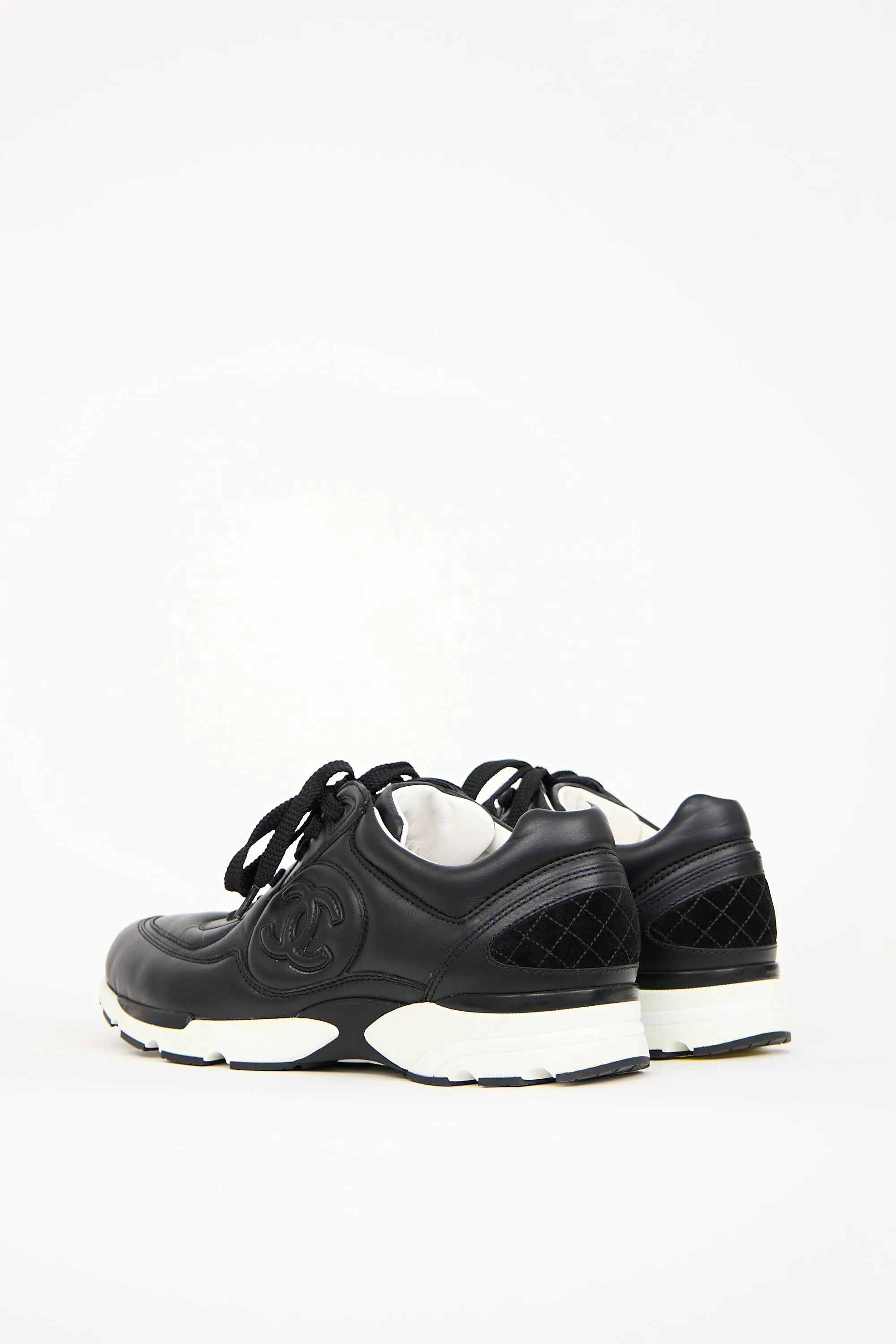 Black Leather CC Sneaker