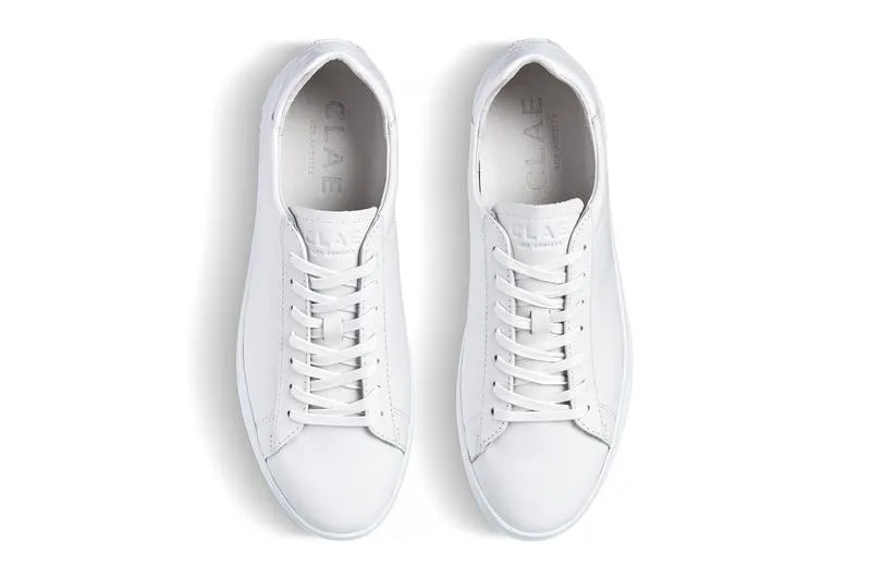 Bradley Triple White Leather (unisex)