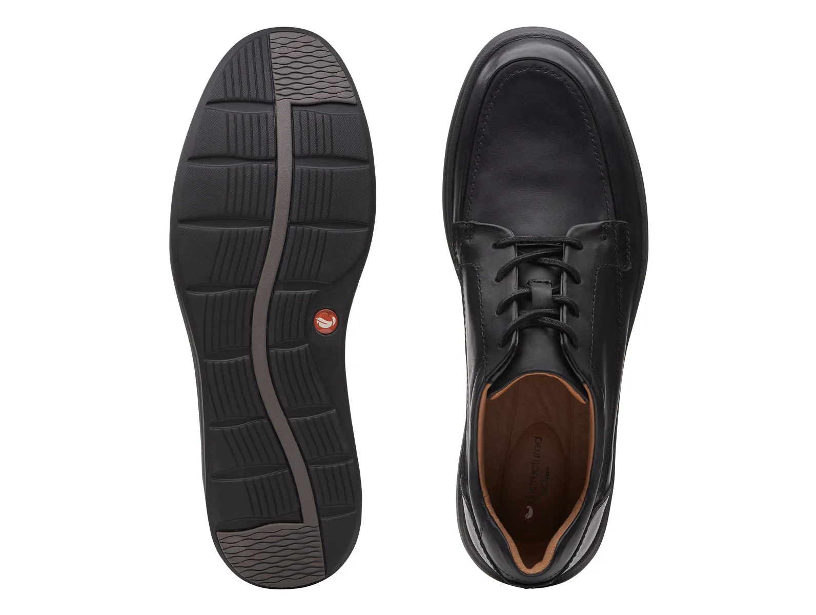 Clark Un Abode Ease - Black Leather