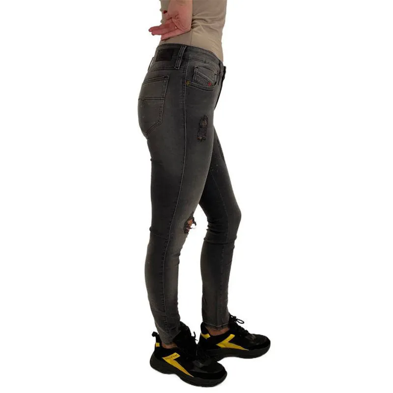 DIESEL SKINZEE 0683L Womens Jeans Super Slim Skinny Regular Waist Fit Pants