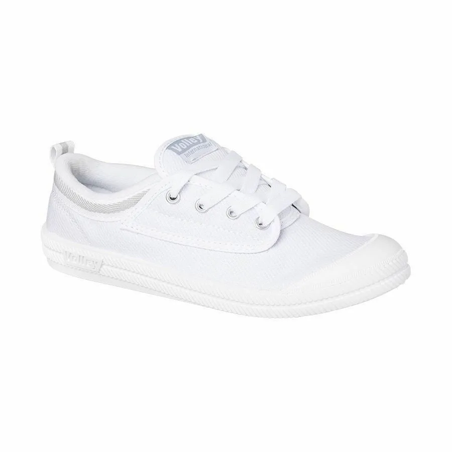 Dunlop Volleys International Volley Low Canvas Casual Mens Shoes Black \ White