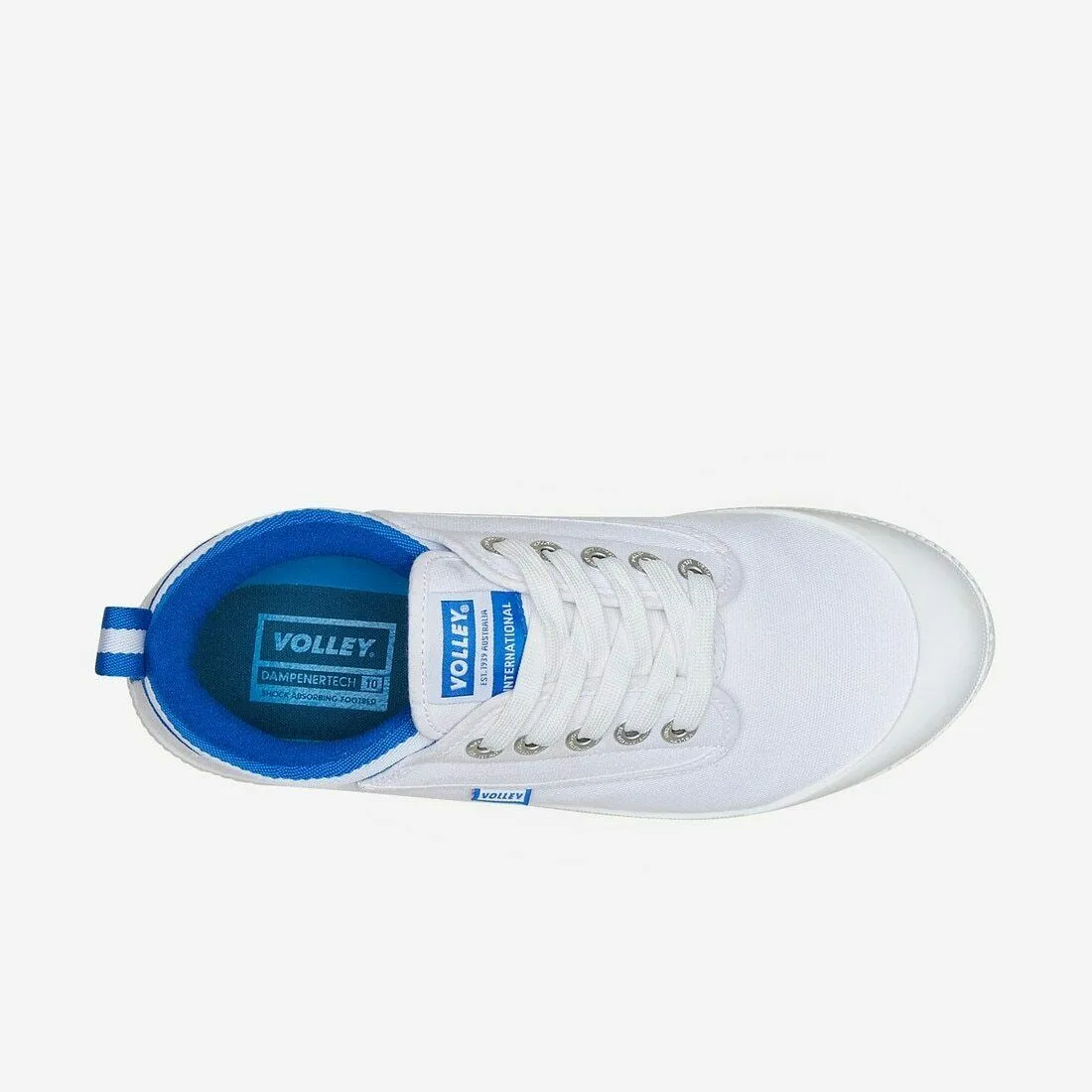 Dunlop Volleys International Volley Low Canvas Casual Mens Shoes Black \ White