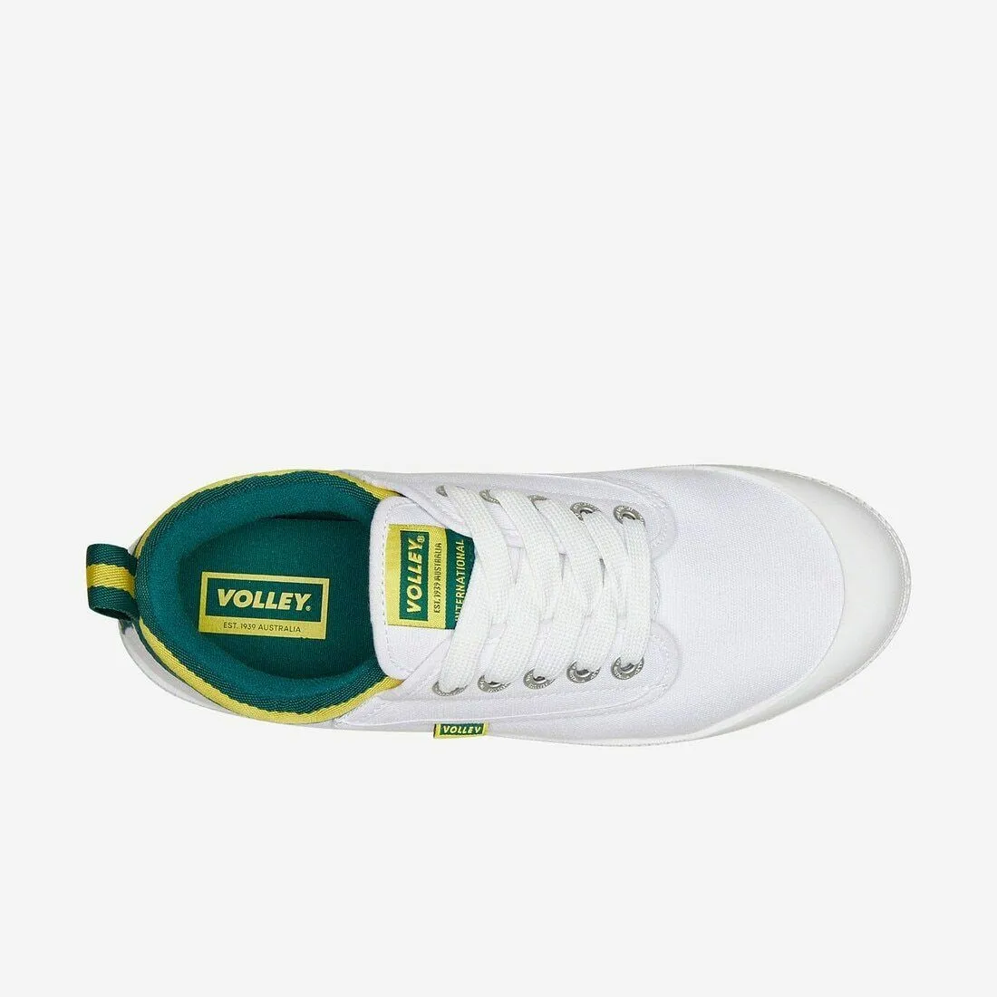 Dunlop Volleys International Volley Low Canvas Casual Mens Shoes Black \ White
