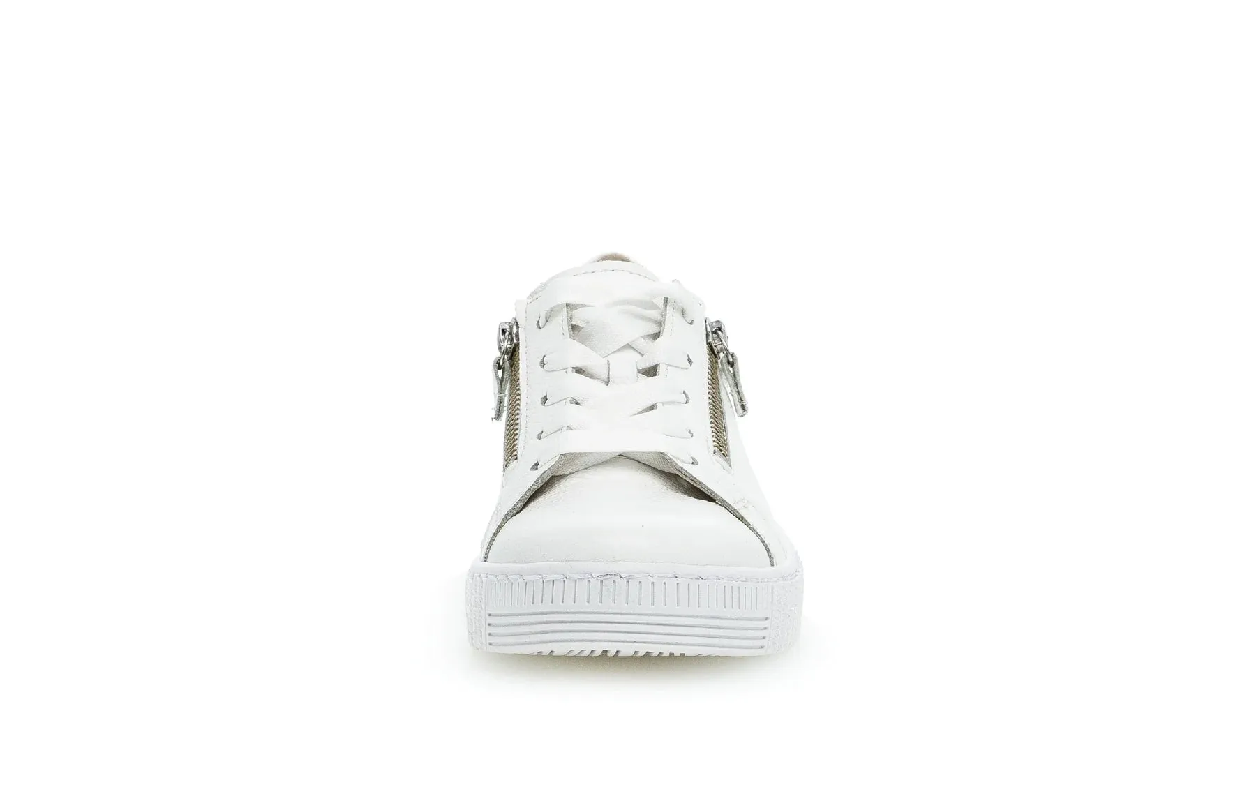Gabor Sneaker with Double Zipper  63.334.21  White