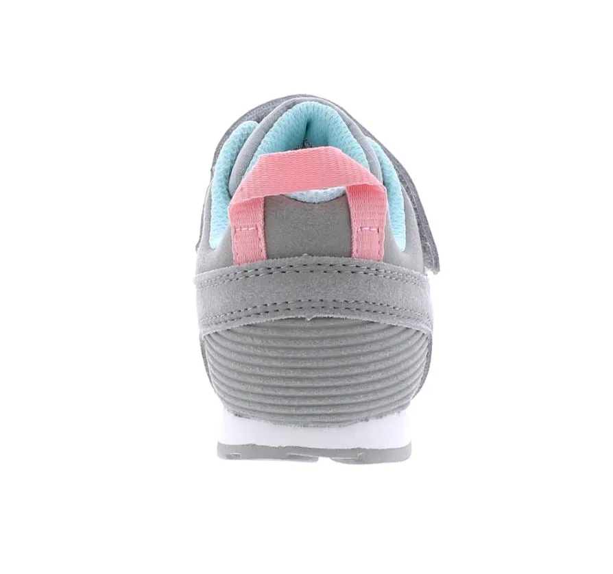 Grey/Pink Racer Sneaker (Child)
