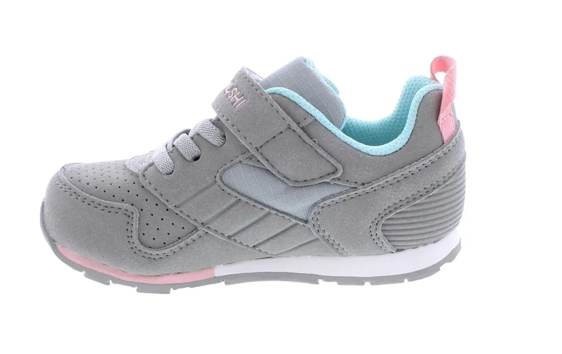 Grey/Pink Racer Sneaker (Child)