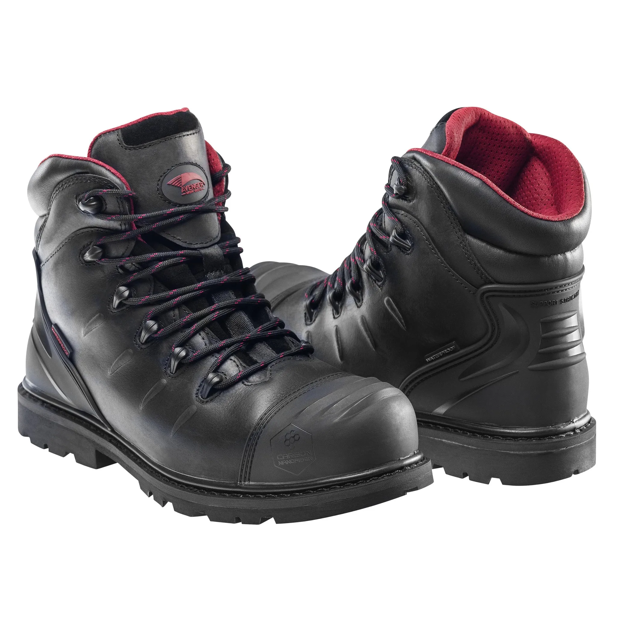 Hammer Black Carbon Toe EH PR WP 6" Work Boot
