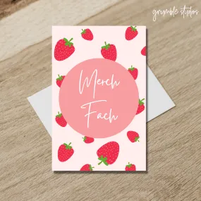 Merch Fach Welsh Card