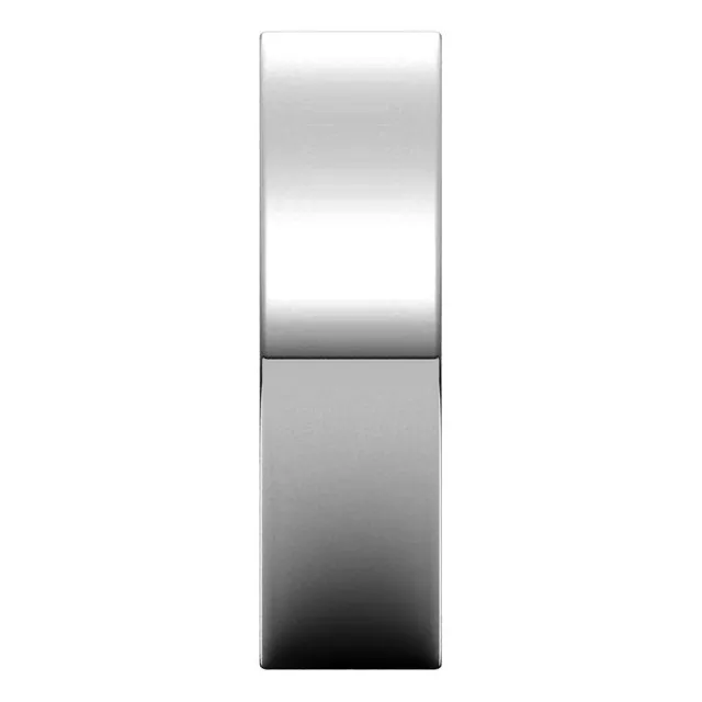 Palladium Flat Comfort Fit Wedding Band, 6 mm Wide