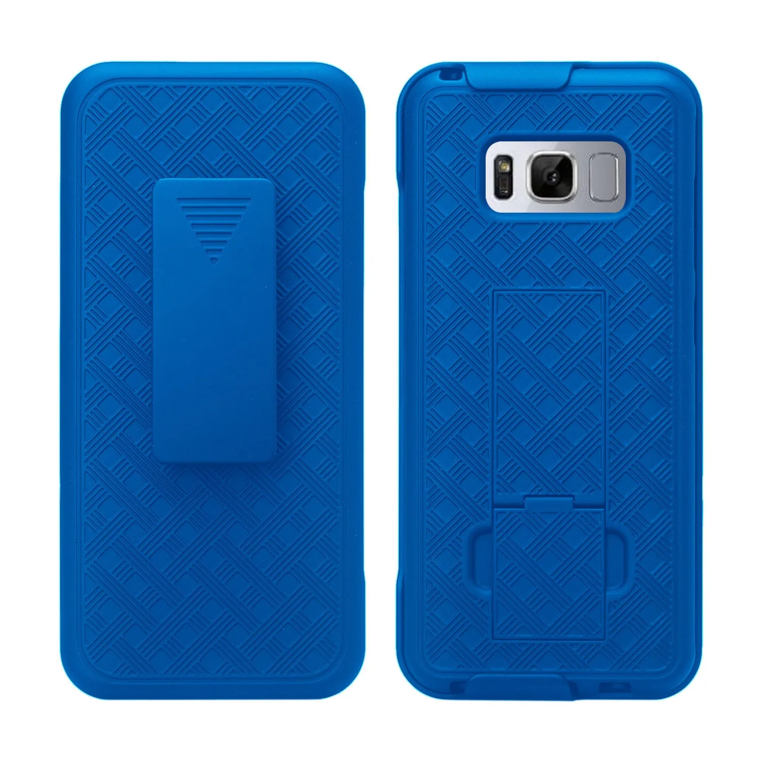 Samsung Galaxy S8 Plus Case, SM-G955 Case Sim Rugged Rotating Swivel Lock Holster Shell Combo Clip Case for Galaxy S8 Plus - Blue