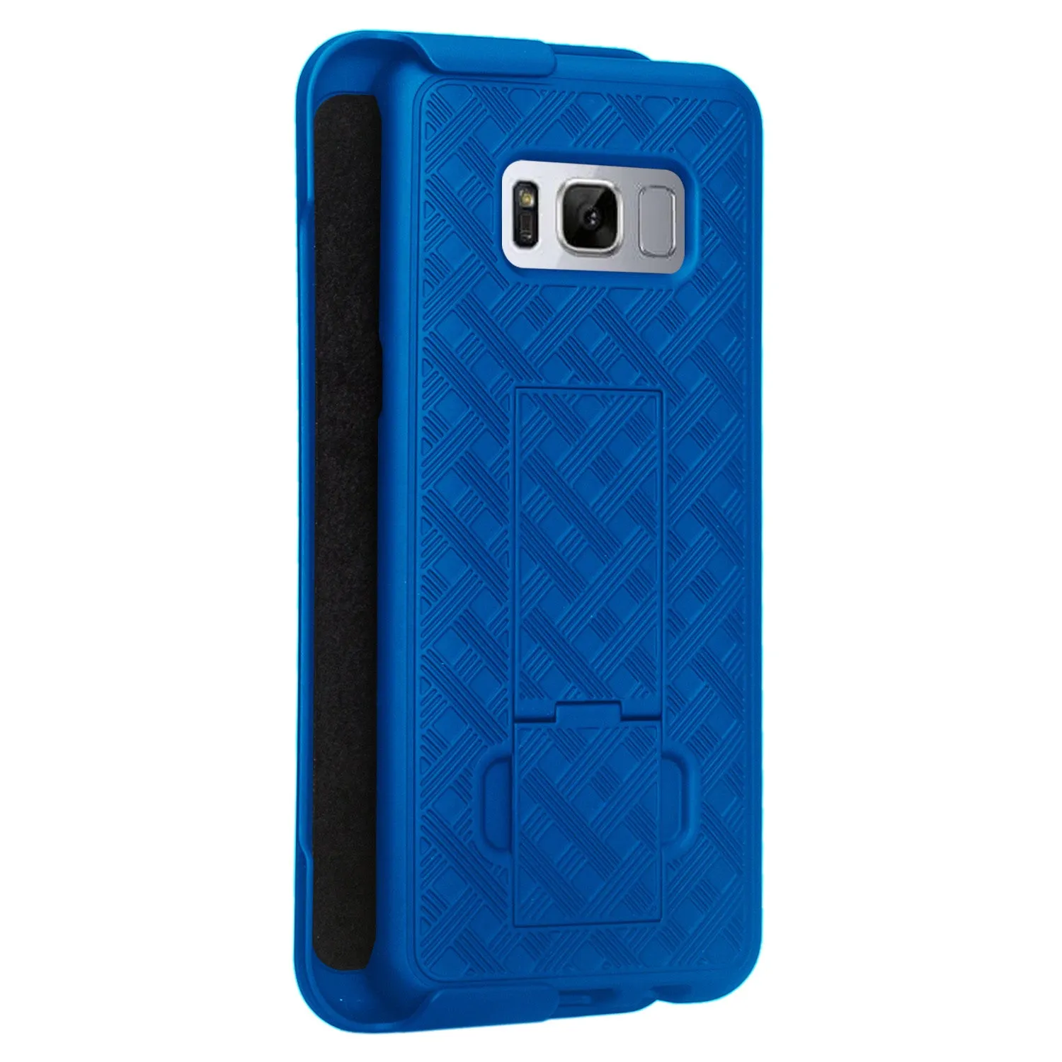 Samsung Galaxy S8 Plus Case, SM-G955 Case Sim Rugged Rotating Swivel Lock Holster Shell Combo Clip Case for Galaxy S8 Plus - Blue