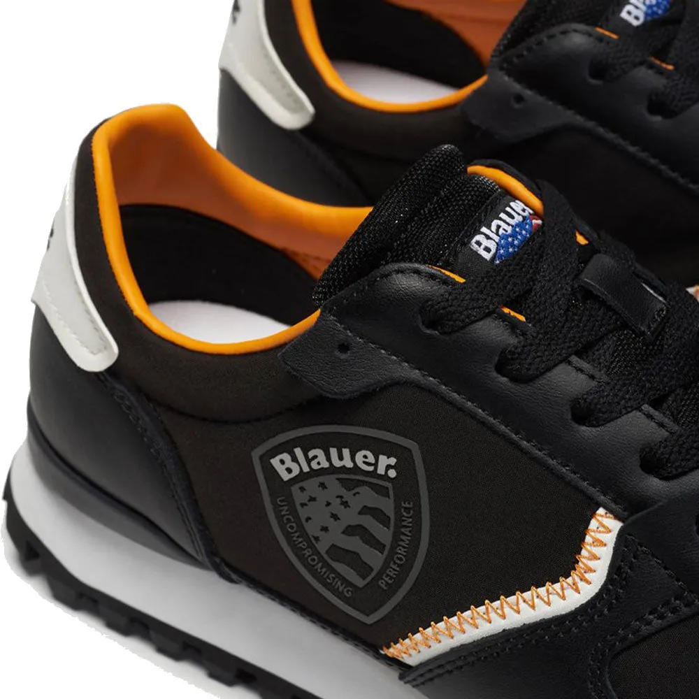 Scarpe Uomo BLAUER Sneakers Dixon 02 Colore Black - Orange