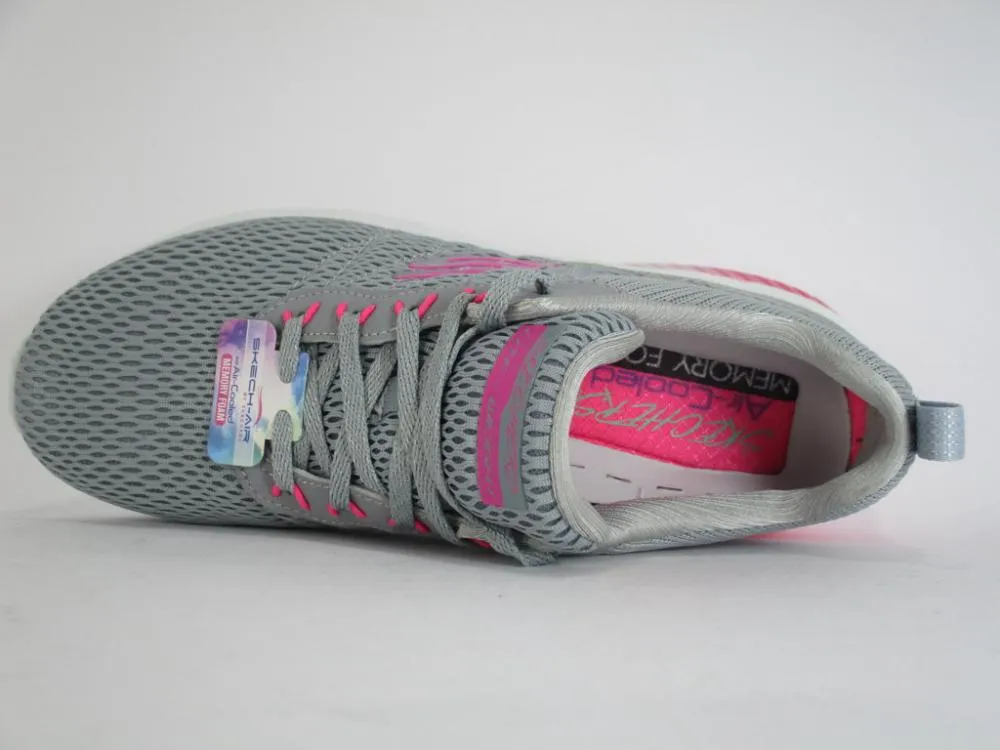 Skechers scarpa fitness da donna Skech Air Ultra Flex 13290 LGHP grigio chiaro