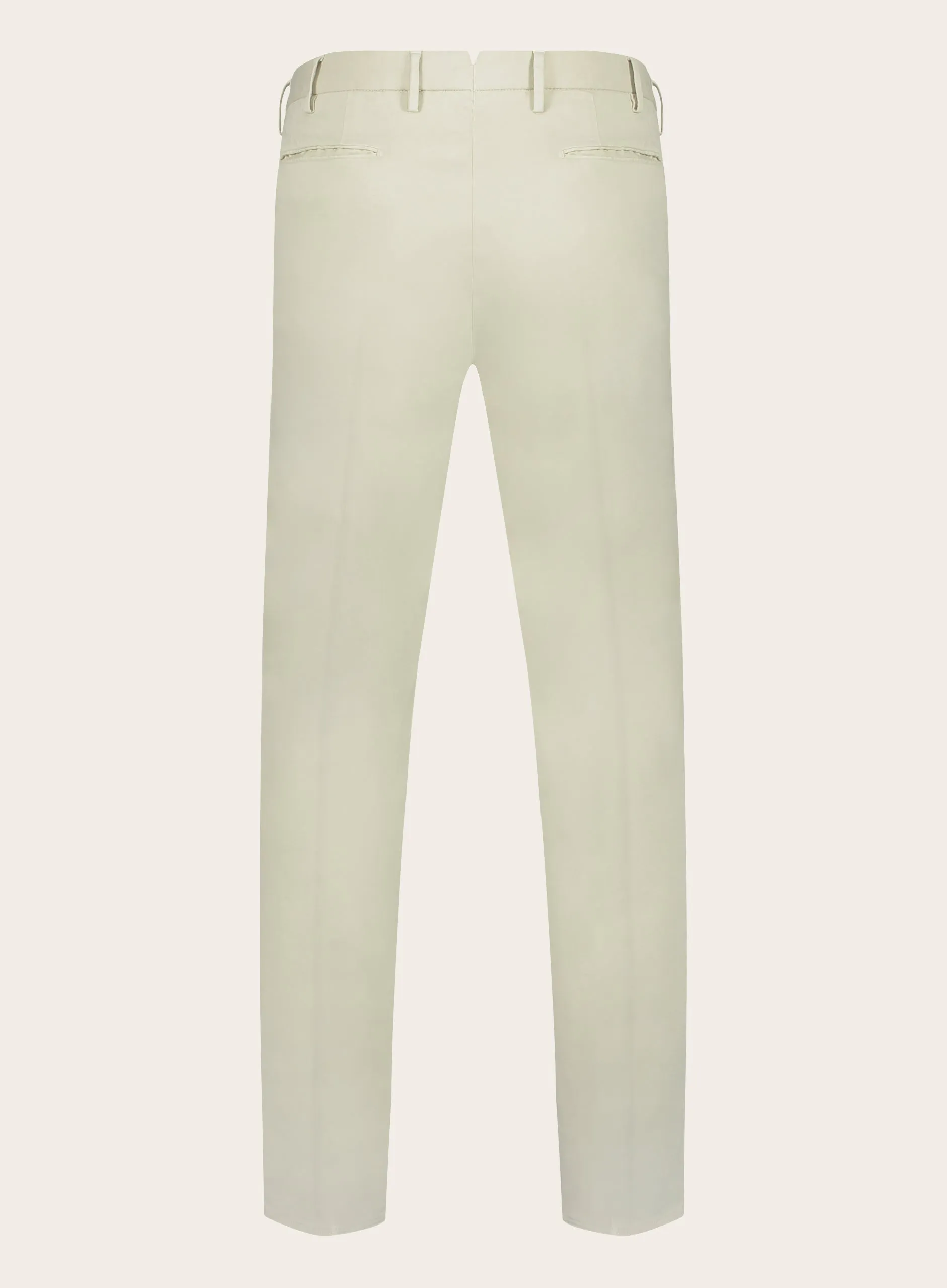 Slim-fit chino van katoen