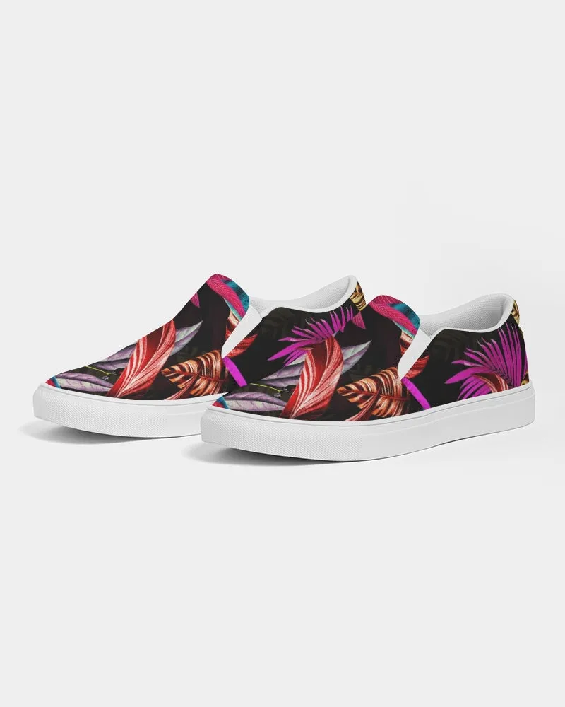 SMF Foliage Feather Slip-On Canvas Shoe