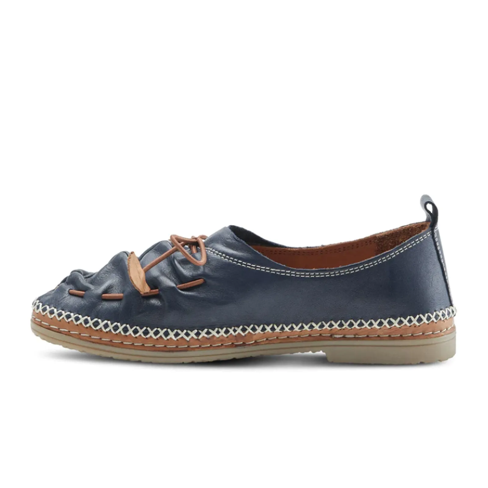 Spring Step Berna Slip On Loafer (Women) - Navy Leather