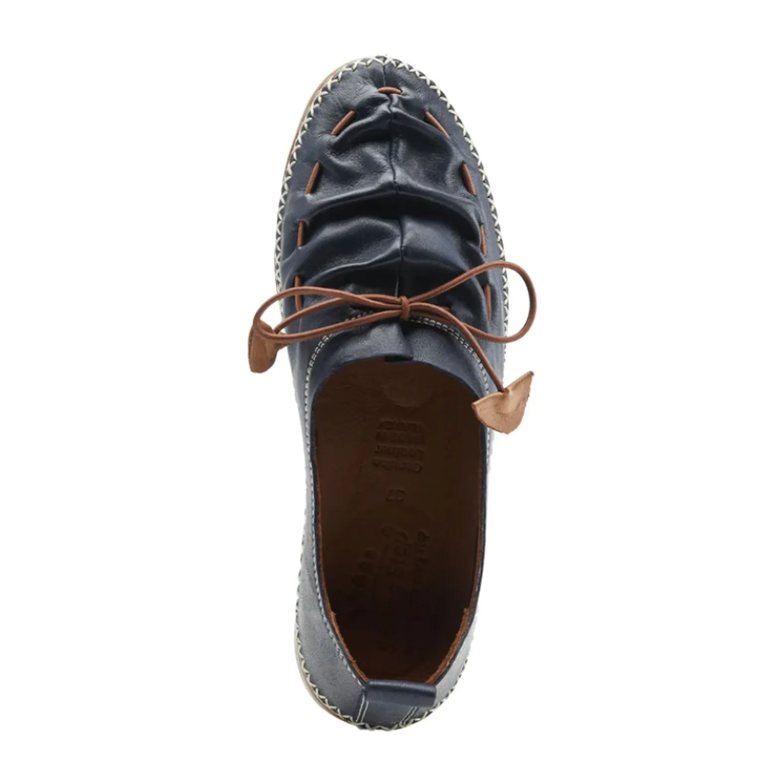 Spring Step Berna Slip On Loafer (Women) - Navy Leather