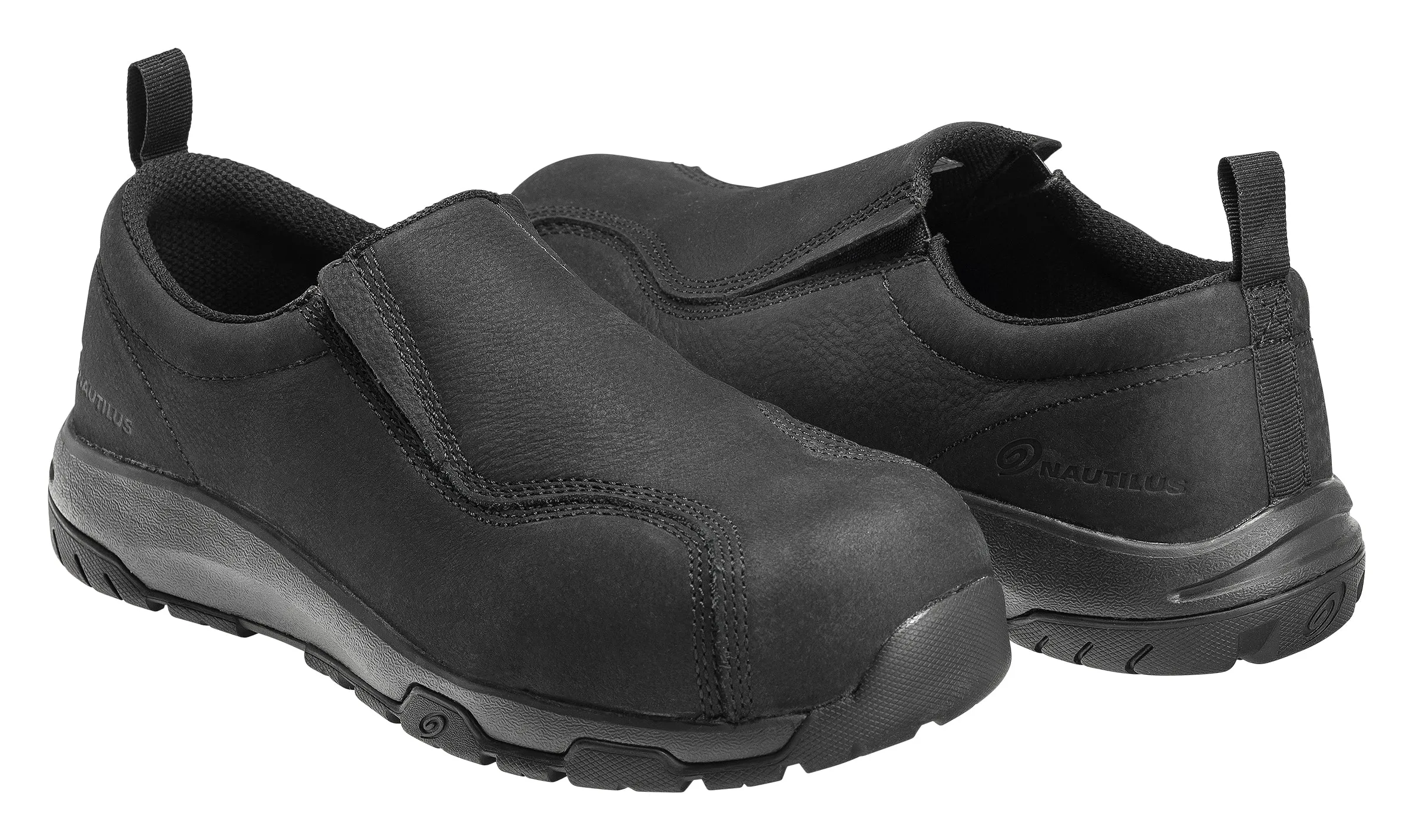 Women's Black Carbon Toe SD10 Slip On Work Shoe