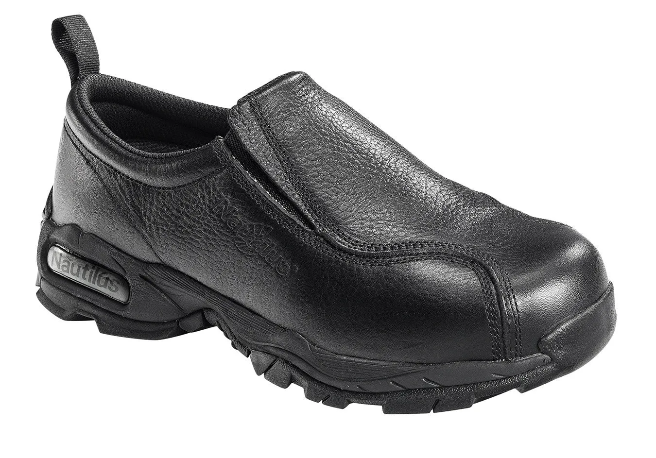 Women's Black Steel Toe SD10 Slip On Work Shoe