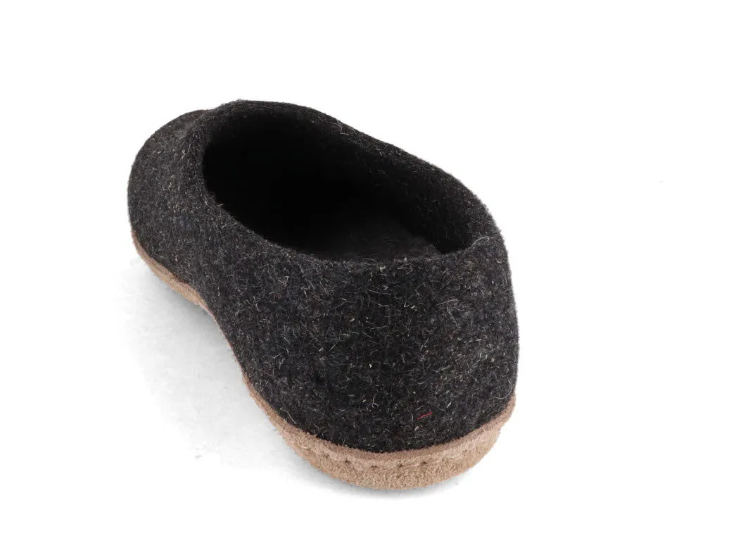 WoolFit® Felt Slippers with Insoles Classic closed-heel