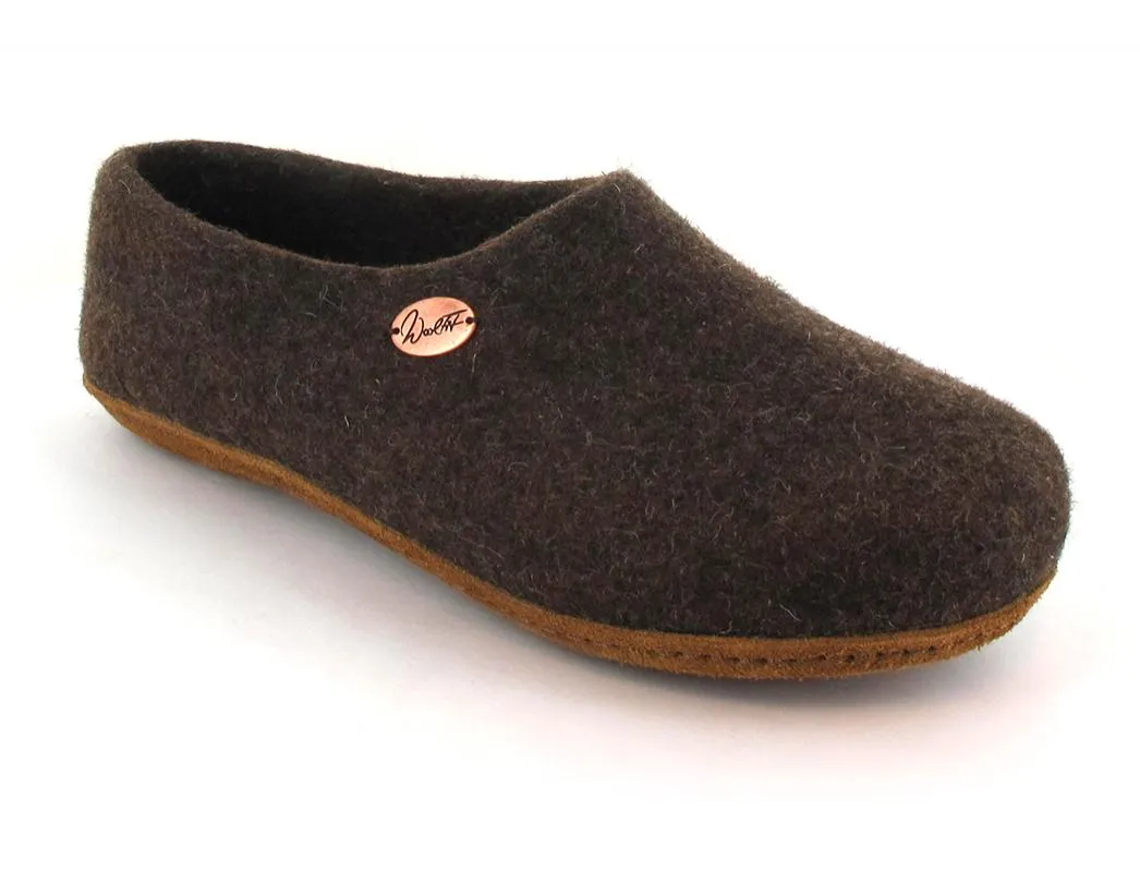 WoolFit® Felt Slippers with Insoles Classic closed-heel