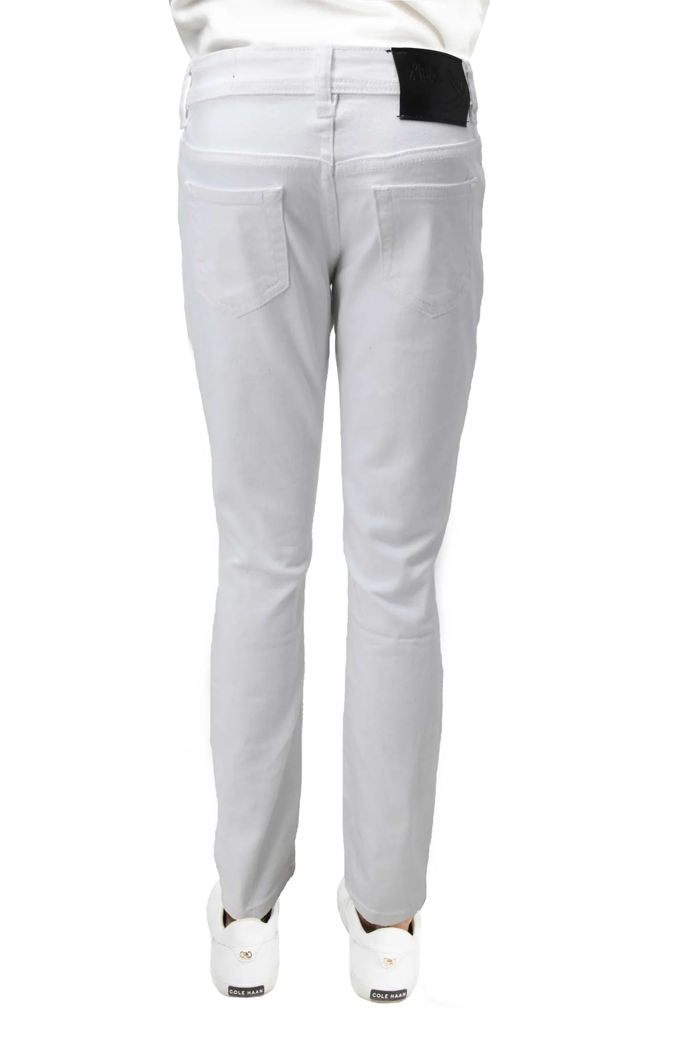 X RAY Boy's Slim Fit Jeans With Rips & Repair